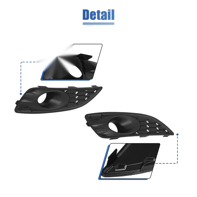 Ford Fiesta D2BZ15266CB Fog Light Grille Cover Trim (2014-2016)
