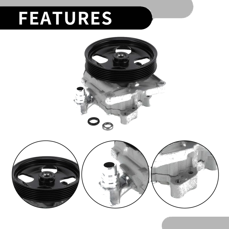 Mercedes-Benz ML320 Car Power Steering Pump with Pulley (2000-2005)