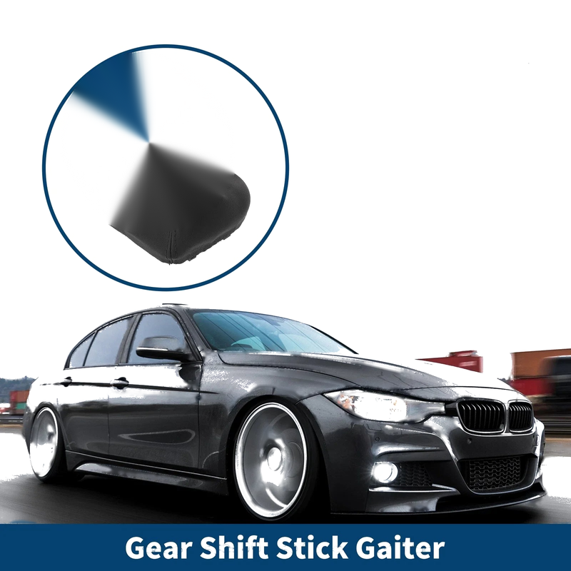 BMW E60 E61 Gear Shift Gaiter Black Leather (2004-2008)