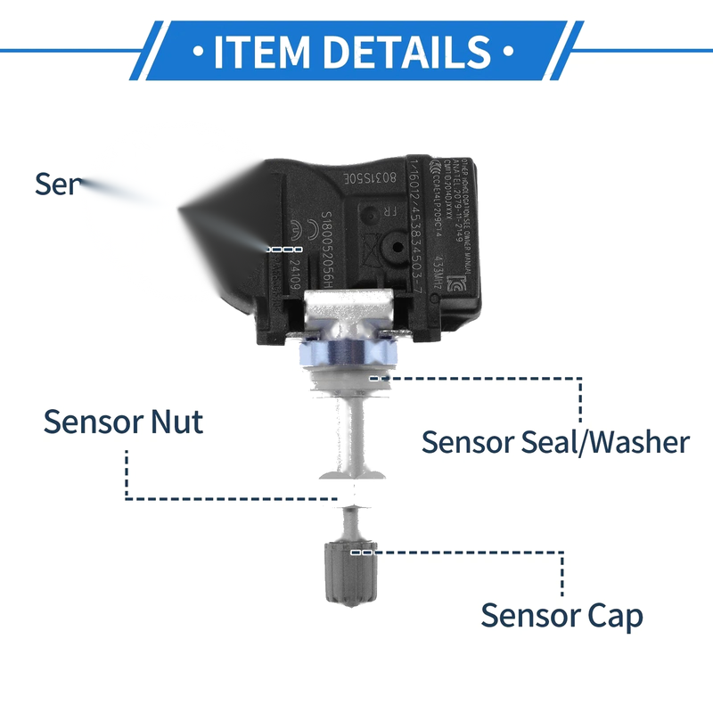 BMW 3-Series GT TPMS Tire Sensor (2013 - 2016)