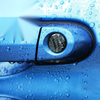 4 x Rubber Car Exterior Door Lock Keyhole Cover