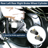 Toyota Sienna Brake Wheel Cylinder 2 x Aluminum Alloy (2004–2010)