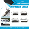 Toyota Landcruiser 80 Series Chrome Front Rear Outer Door Handle (1990-1997)