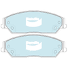 Toyota Aurion GSV40R GSV50R Front Disc Brake Pad Set (2006–2017)