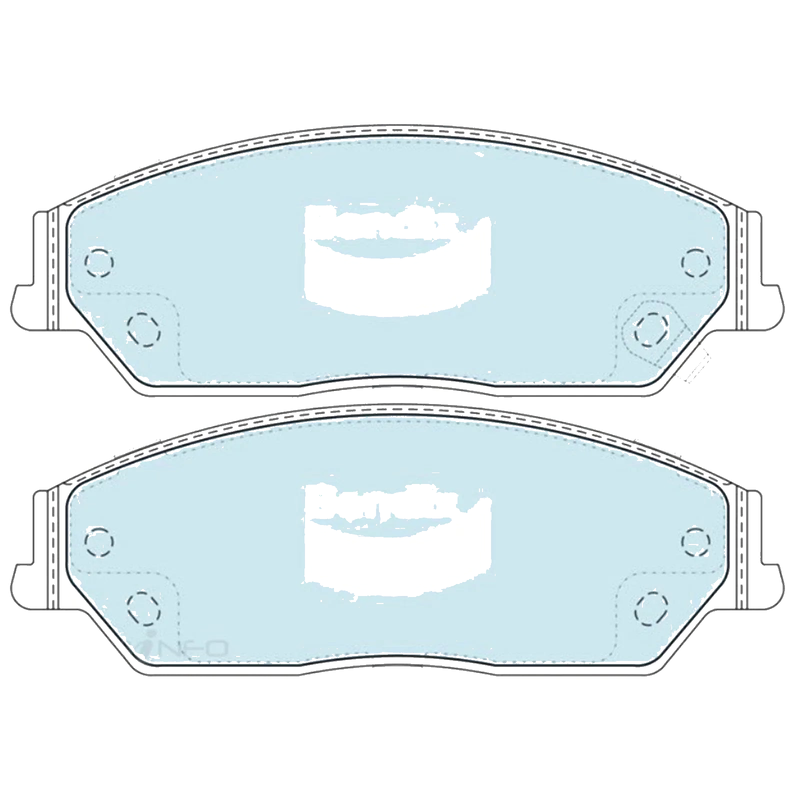 Toyota Aurion GSV40R GSV50R Front Disc Brake Pad Set (2006–2017)