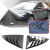 Tesla Model 3 Rear Side Window Louver Shutter Cover CF Style (17–23)