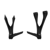 Honda CBR1000RR Black Rear Passenger Footrests Footpeg Bracket (2017-2025)