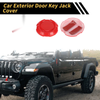 Jeep Wrangler JL JLU Sport 3 x Car Exterior Door Key Jack Covers (2018-2022)