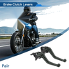 Kawasaki Z750 Adjustable Short Brake Clutch Levers Solid Gray (2007–2012)