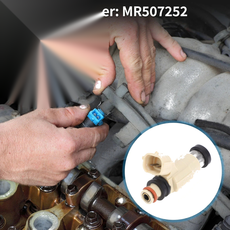 Mitsubishi Eclipse GS 2001-2005 1 Pc Beige Fuel Injector MR507252