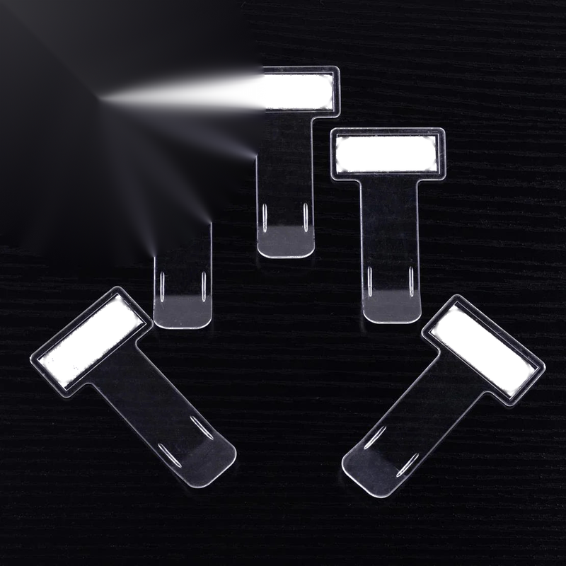 Car 5 x Portable Clear Plastic Windscreen Parking Ticket Holder Clip