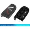 Dodge Journey 4 Key Button Car Key Fob Shell Case (2011-2020)
