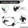 Ford Escape 2001-2008 ABS Wheel Speed Sensor (2 x Rear Left)
