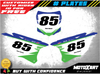 Kawasaki KX 85 Custom Number Plate Graphics (2014-2020)