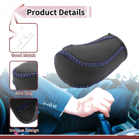 Mazda CX-5 (2013-2014) Black Blue Car Gear Shift Knob Cover