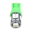 Car 10× Green 194 LED Bulbs Instrument Panel Gauge Cluster Light Socket