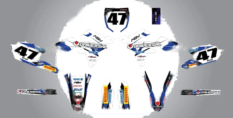 2014 Yamaha YZF 250 Custom Graphics (2014)