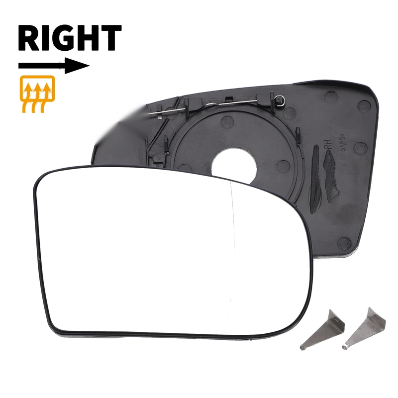 Mercedes S-CLASS W220 Right Side Heated White Mirror Glass (1999-2003)