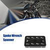 Motorcycle Motorbike Buckled Wheel Tool Black Spoke Wrench Set