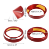 Suzuki JB64W JIMNY 3 x Car Air Conditioner Switch Knob Cover Rings (2018-2023)