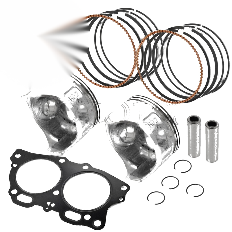 EZGO Golf Cart 1996-2008 Std Bore 350cc Piston Kit with Rings & Gasket