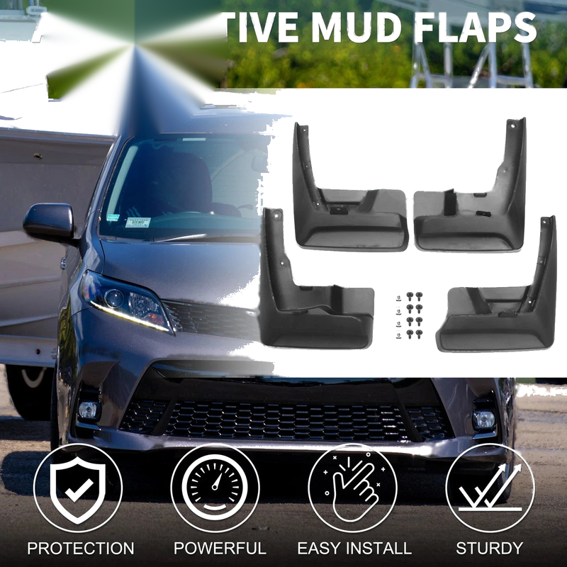 Toyota Sienna Mud Flap Splash Guard (2011-2017)