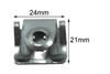 Yamaha R1 6x Dzus Fairing Fastener Clips Plate