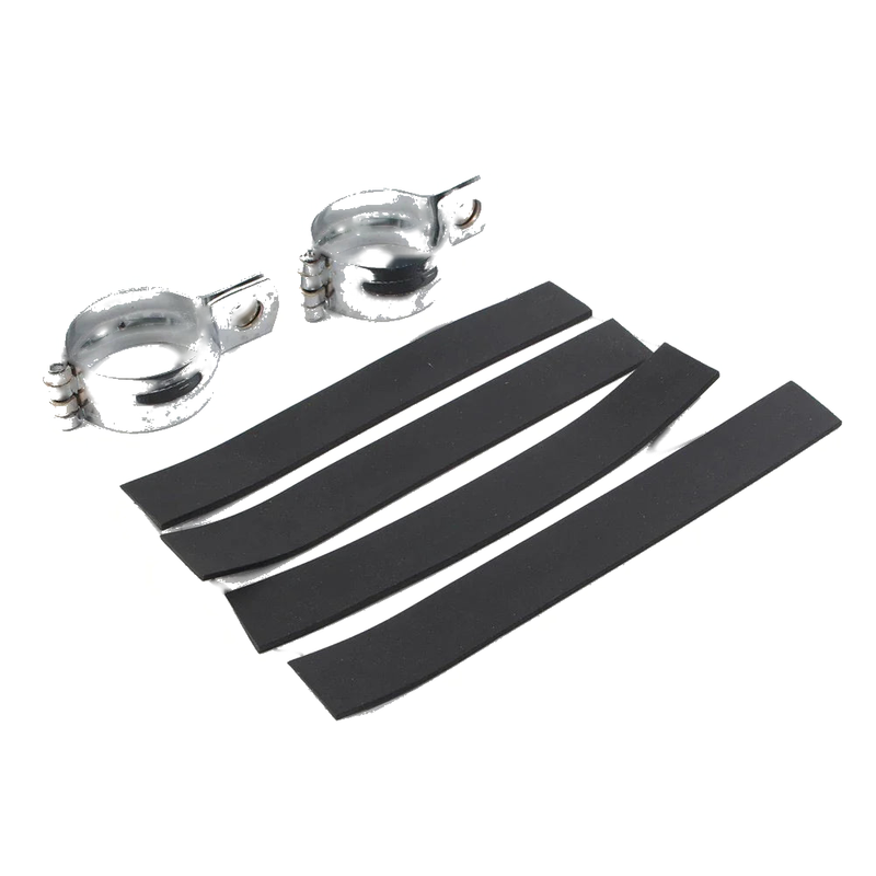 Make & Model 2 x Motorcycle Front Fork Clamp Turn Signal Light Mount Brackets