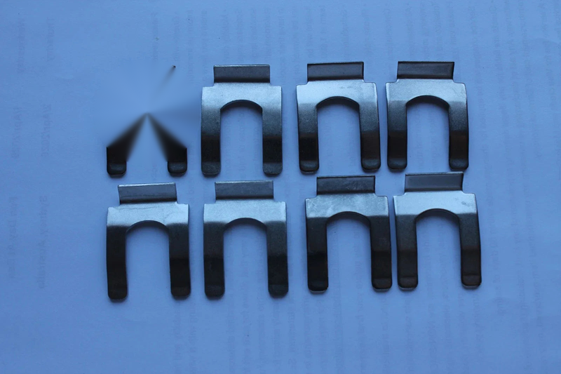 Early Holden, Ford & Valiant Brake Hose Retaining Clips 8 x Set