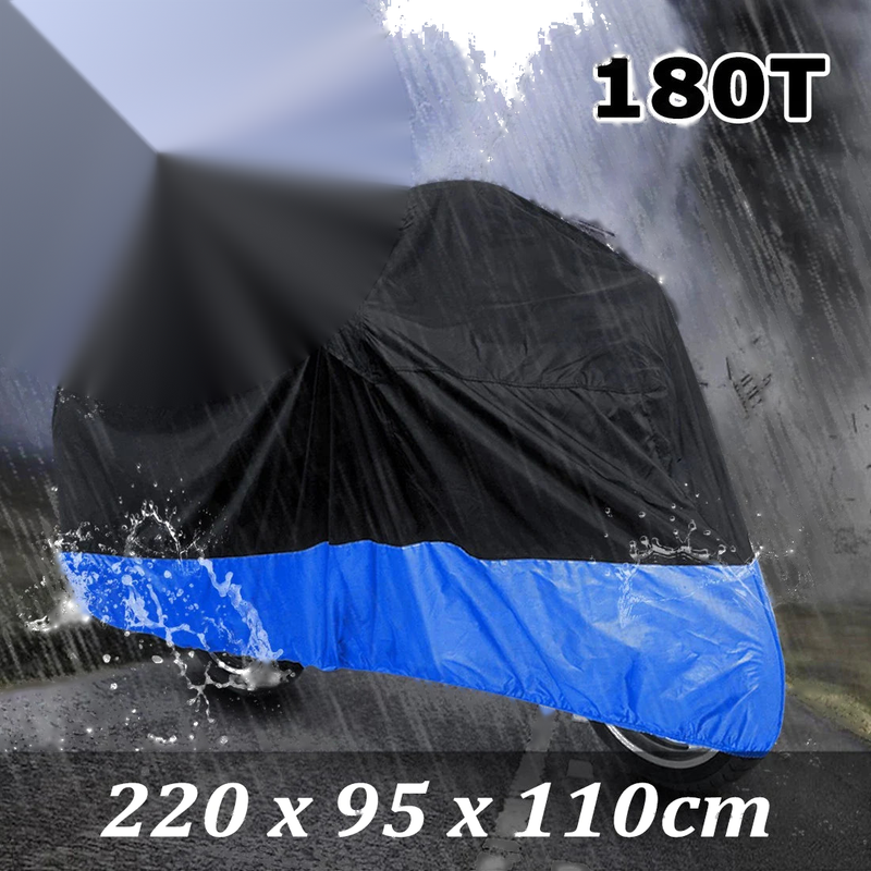 Suzuki GSXR GSX-R 600-1100 L / 180T / Black+Blue Motorcycle Cover