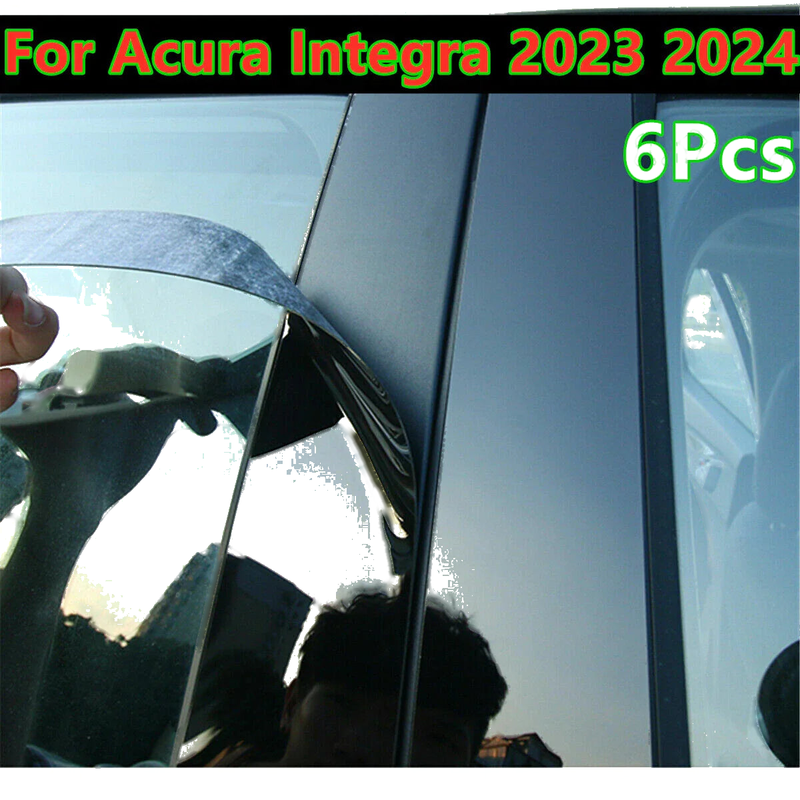 Acura Integra Pillar Posts Trim Cover / 6 Pcs / (2023–2024)