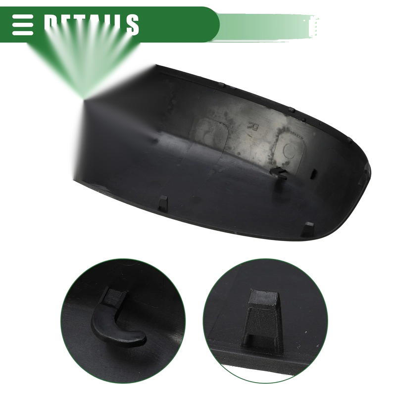 Chevrolet Silverado 1500 Gloss Black Right Rearview Mirror Cap