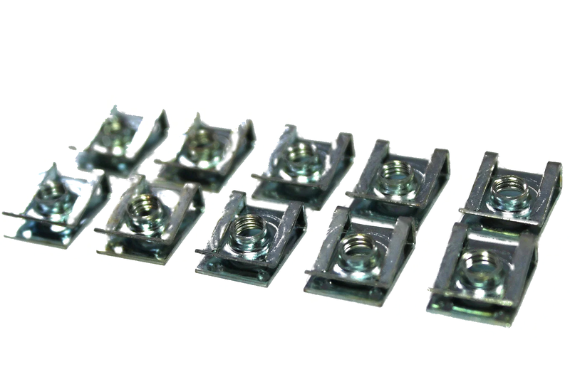 Honda Moto 10x Piccolo m5 5mm carenatura Clip a Molla Dadi Dado