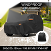 Toyota Land Cruiser Waterproof 210D-PU Car Cover with Driver Door Zipper
