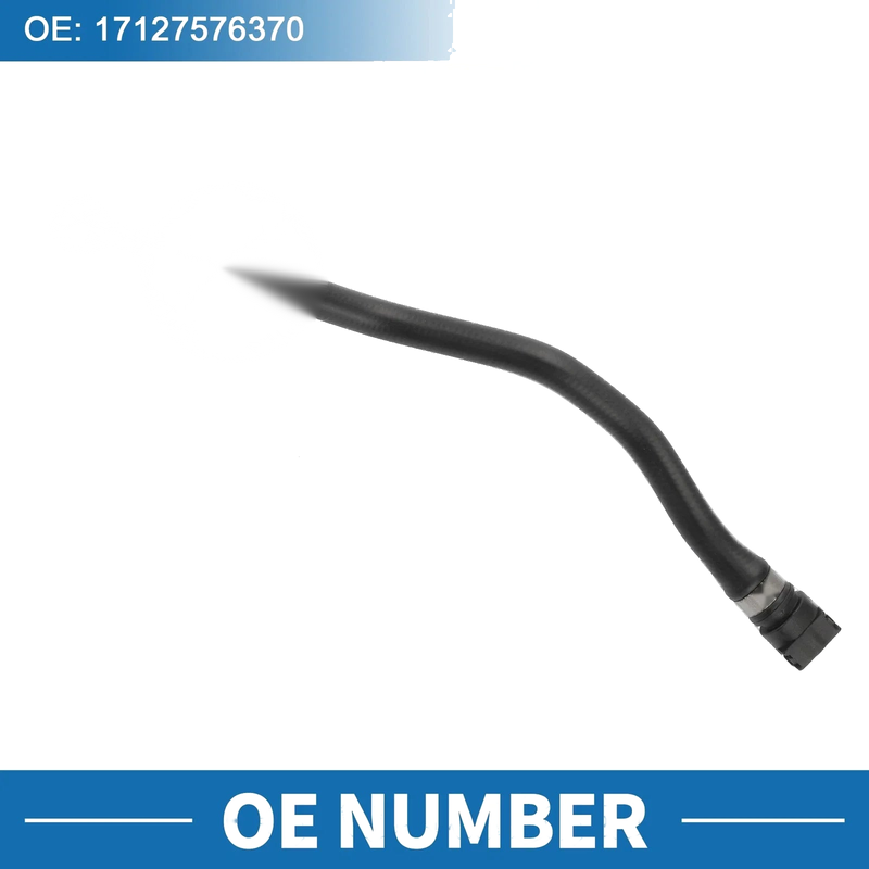 BMW X6 XDrive50i (2008 - 2019) Rubber Black Radiator Hose