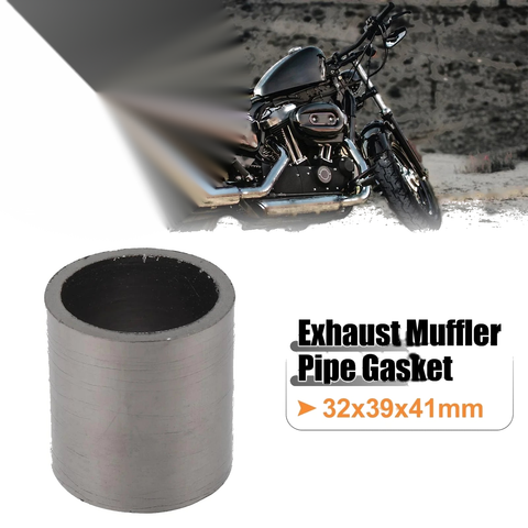 Motorcycle Exhaust Muffler Pipe Gasket Graphite Seal Ring/32mm ID 39mm OD