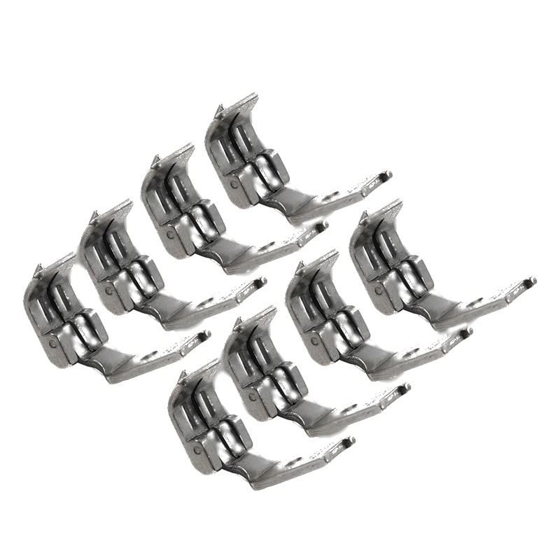 SINGER 112W, JUKI LH-515 Double Needle Center Edge Foot with Spring Guide