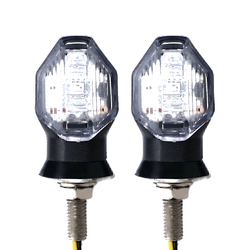 Motorcycle Universal Amber Indicator Lamp LED Turn Signal Lights