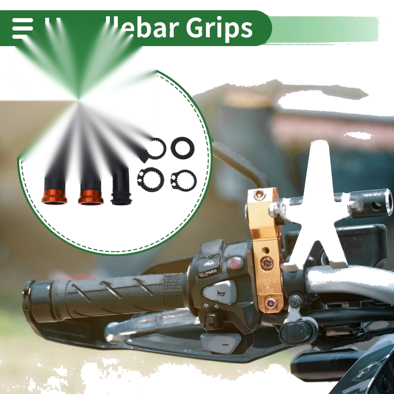 Motorcycle Hand Grips / 7/8" 22mm / Covers