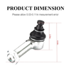 Polaris RZR 570 / 800 / XP 900 Adjustable Ball Joint Set