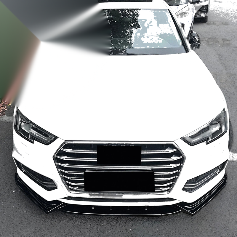 Audi A4 B9 Sline Front Spoiler Lip Splitter Kit (2017-2019)