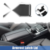 Mercedes-Benz - Plastic Black Silver Tone Armrest Latch Lid