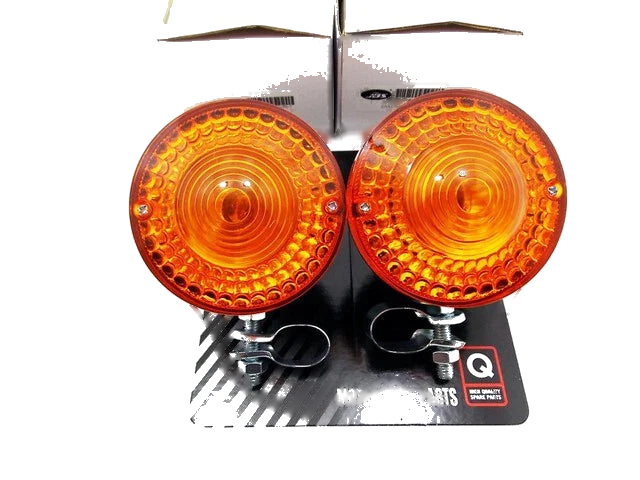 Yamaha DT125 Front Left Right Turn Signal Indicator Blinker Assy Set (76-79)