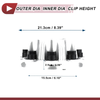 Chevrolet Silverado 2500 / 3500 Silver Tone Plastic 1 Pc Wheel Center Caps