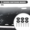 Motorcycle 6pcs Finishing Countersunk Washers Black