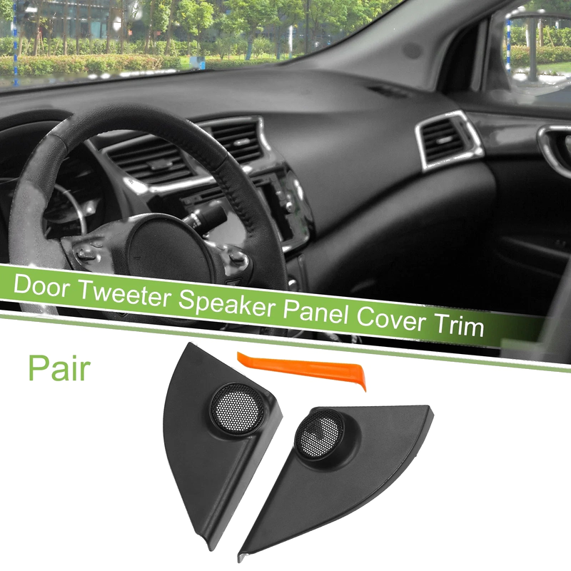 Toyota RAV4 Pair Pillar Door Tweeter Speaker Cover Trim (2013–2018)
