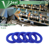 Oil Seal / 40x55x7mm / Rotary Shaft Seal TPU High Pressure Blue 5 Pcs