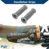 Motorcycle 7/8" 22mm Hand Grips Rubber Gray
