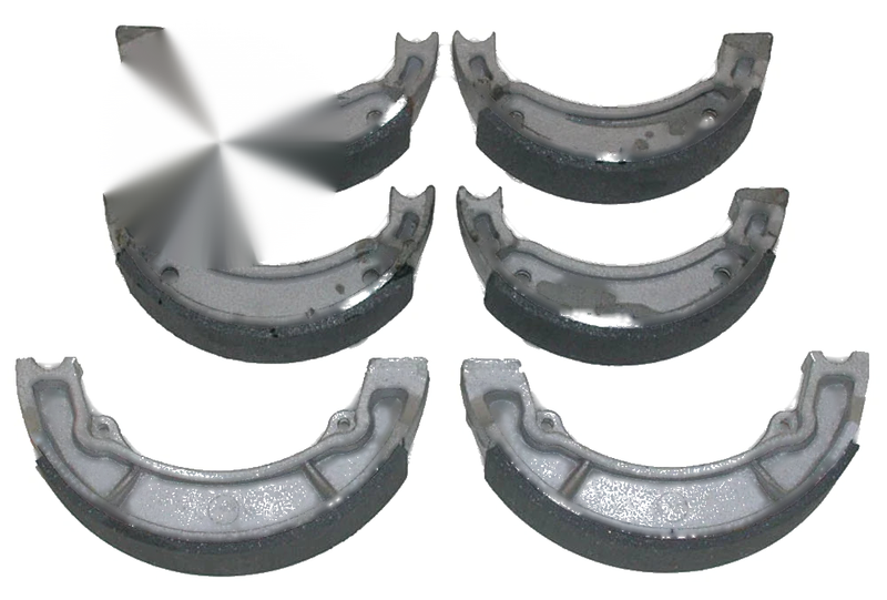 Yamaha Badger 80 / Moto-4 80 2 x Front & Rear Brake Shoes (1987–1988)