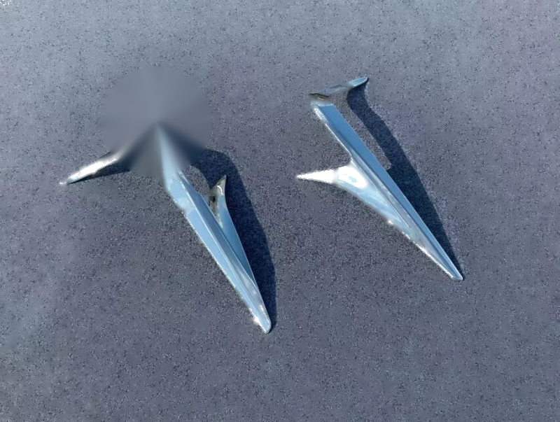 Toyota Prius (2019-2022) 2 x pcs Chrome Rear Light Frame Stripe Tail Cover Trim